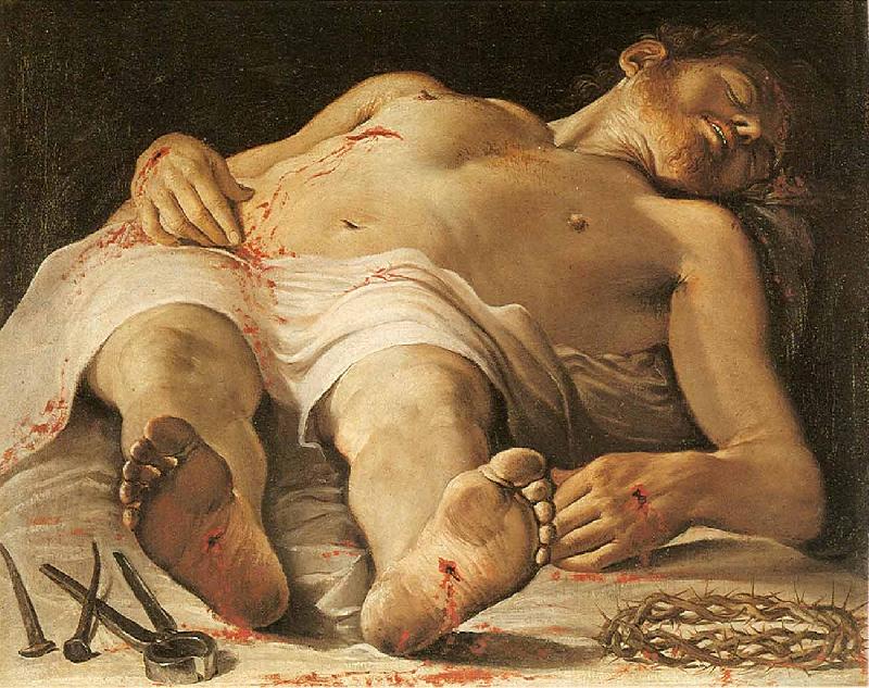 Annibale Carracci The Dead Christ Spain oil painting art